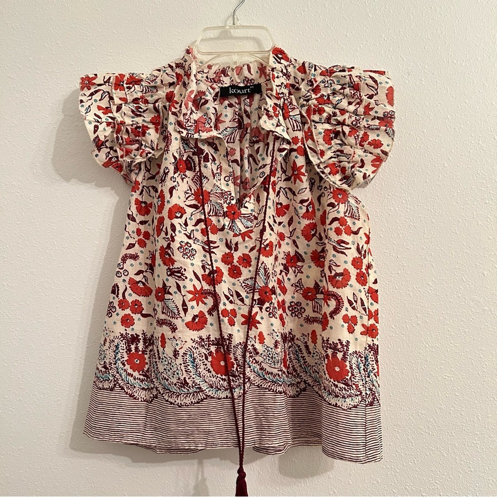 Kourt | Sleeve Less Floral Too